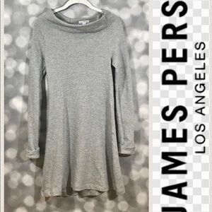 James Perse grey cotton dress